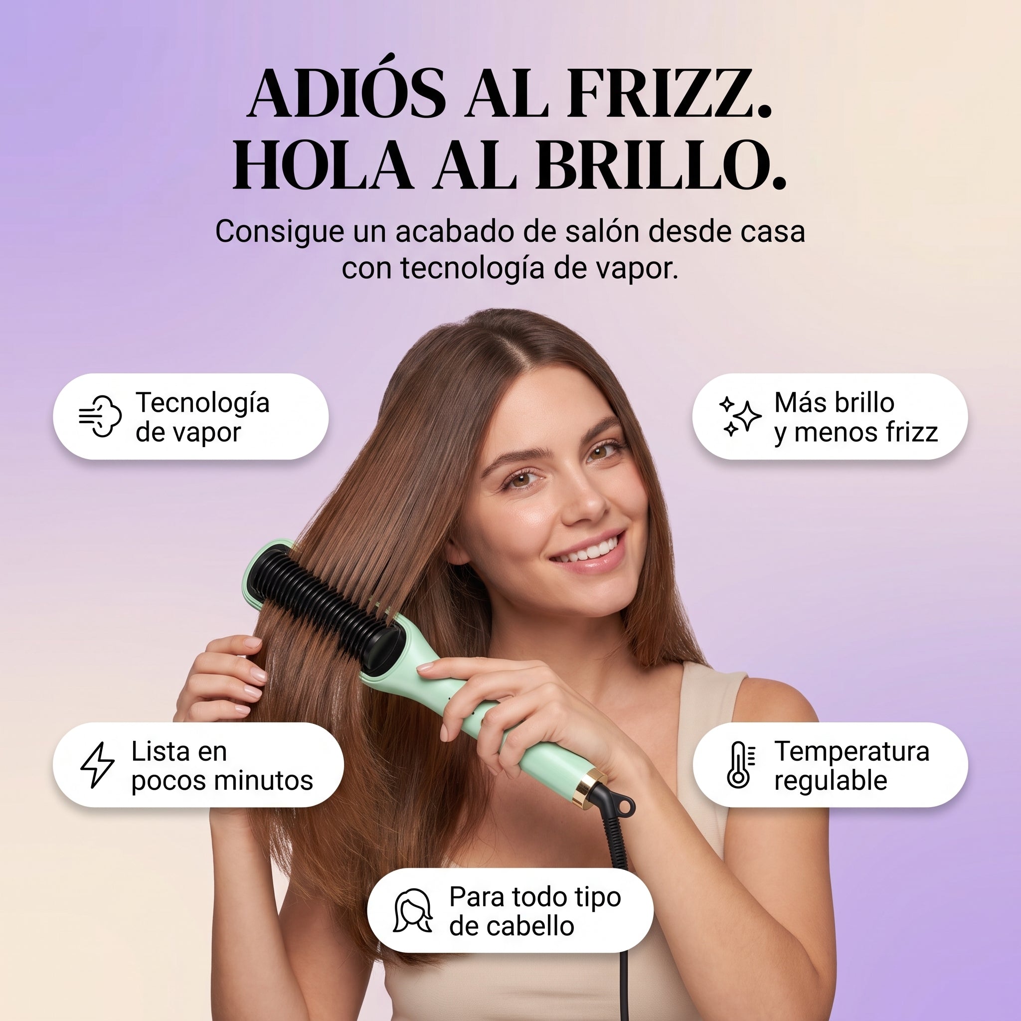 Cepillo alisador HydroShine